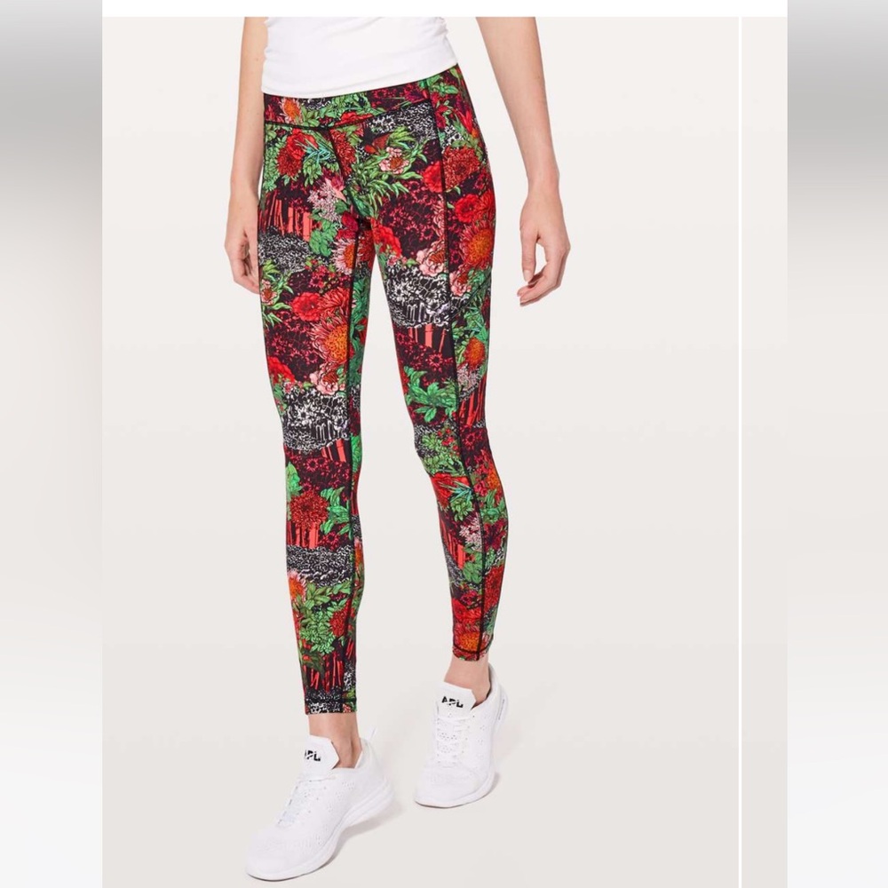 Lululemon Speed Up Tight 28” *Full on luxtreme size 10 in zen garden print